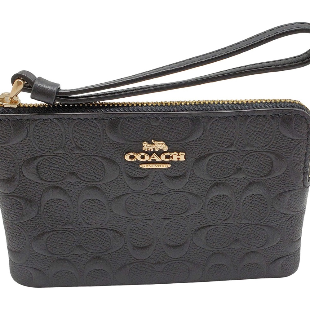 Coach Black Wristlet